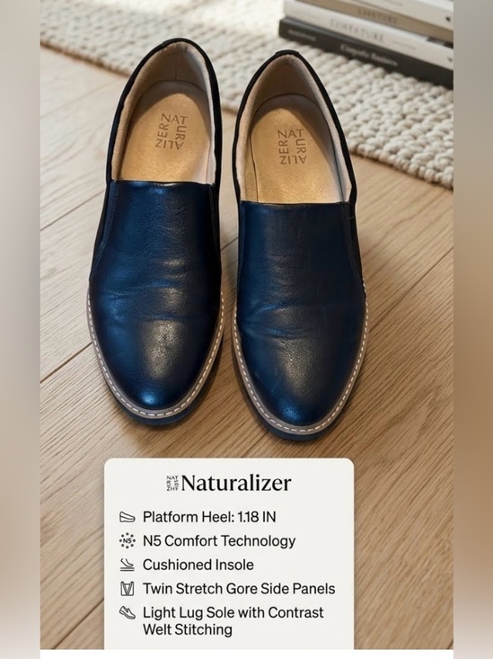 Naturalizer Shoes - Naturalizer Women’s Effie Platform Slip-On Loafers Size 10